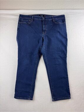 Ralph Lauren Straight Leg Jeans Size 18 | Dark Wash Classic Denim Plus Size